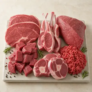 اللحوم (يضاف توصيل خاص باللحوم)