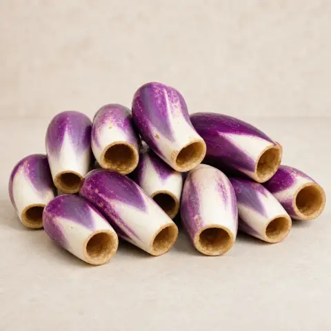 Cored Colored Eggplant